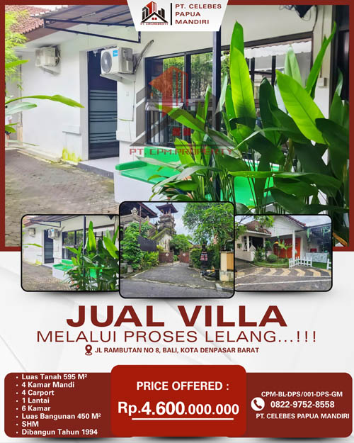 Villa di Kota Denpasar, Bali di Kota Denpasar