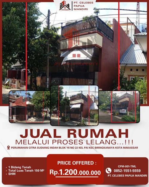 Rumah Sudiang, Kota Makassar, Sulawesi Selatan di Kota Makassar