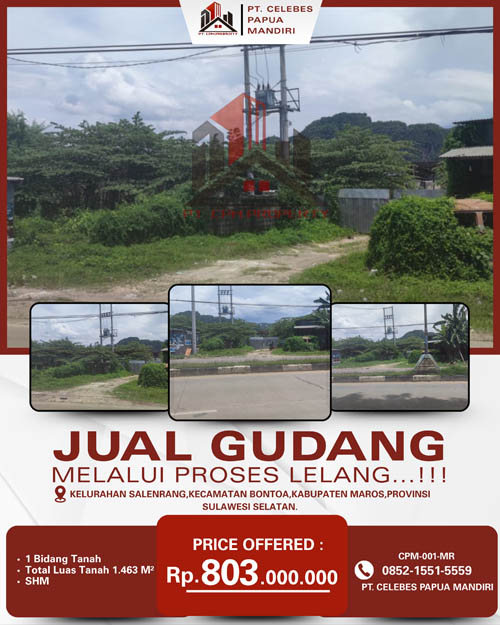 Gudang di Kab. Maros, Sulawesi Selatan